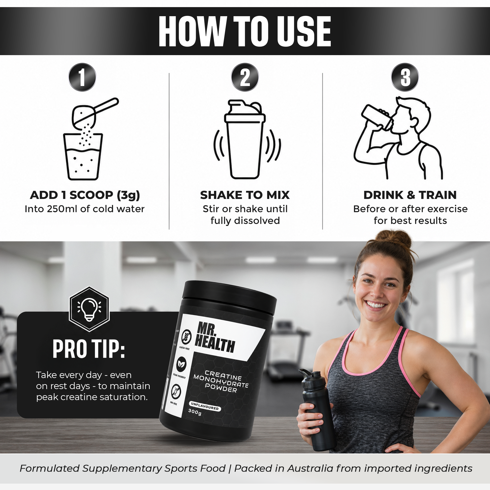 Premium Creatine Monohydrate